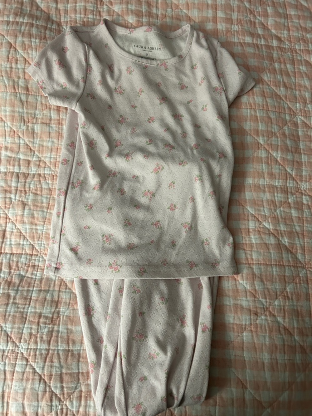 Laura Ashley girls pajamas size 6 NWOT